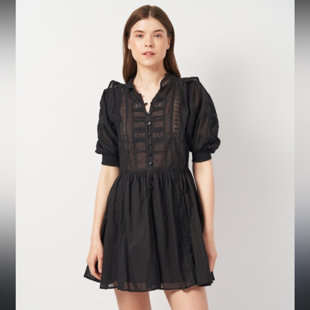 Mango Black Mini Dress